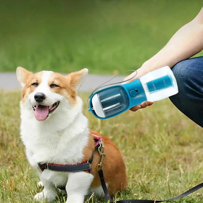 Multi-Functional Pet Travel Cup – Water, Food, Bags
