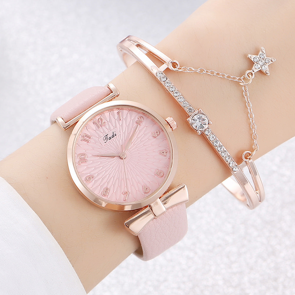 Women’s Student Fashion Watch & Bracelet Set