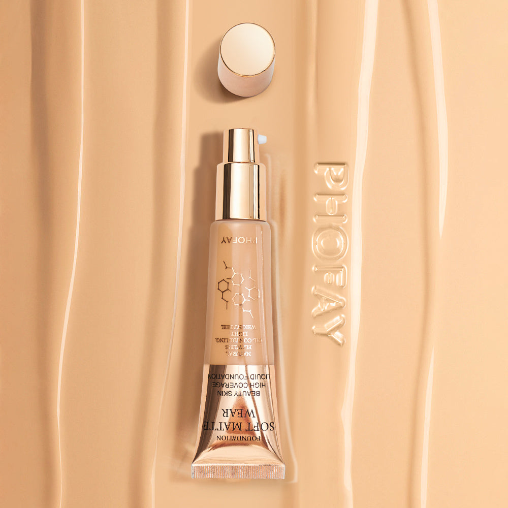 "PHOFAY Full Coverage Liquid Foundation Makeup"