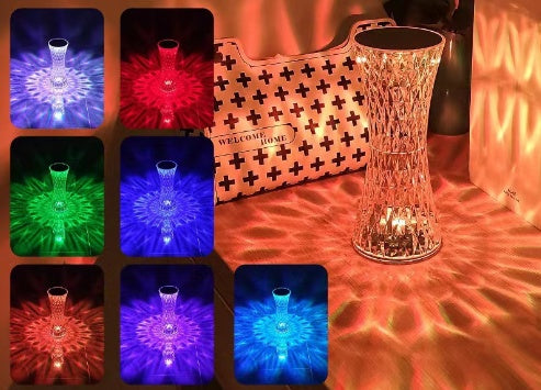 Crystal Diamond LED Table Lamp