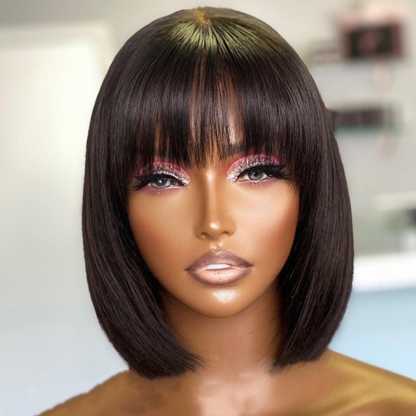 Su Bob Human Hair Lace Wig – Short Stylish Bob