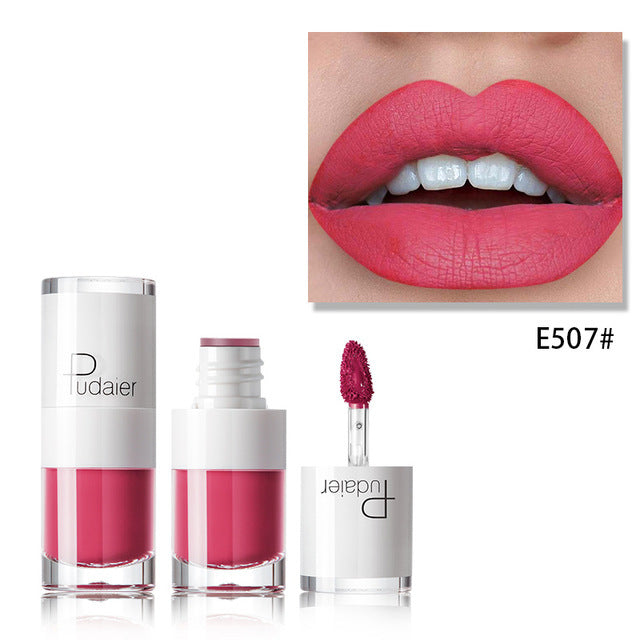 16-Color Matte Lipstick Set – Long Lasting & Moisturizing