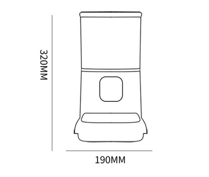 Smart Automatic Pet Feeder – Large Capacity WiFi Food Dispenser with Voice Recording, Timer & App Control for Cats & Dogs