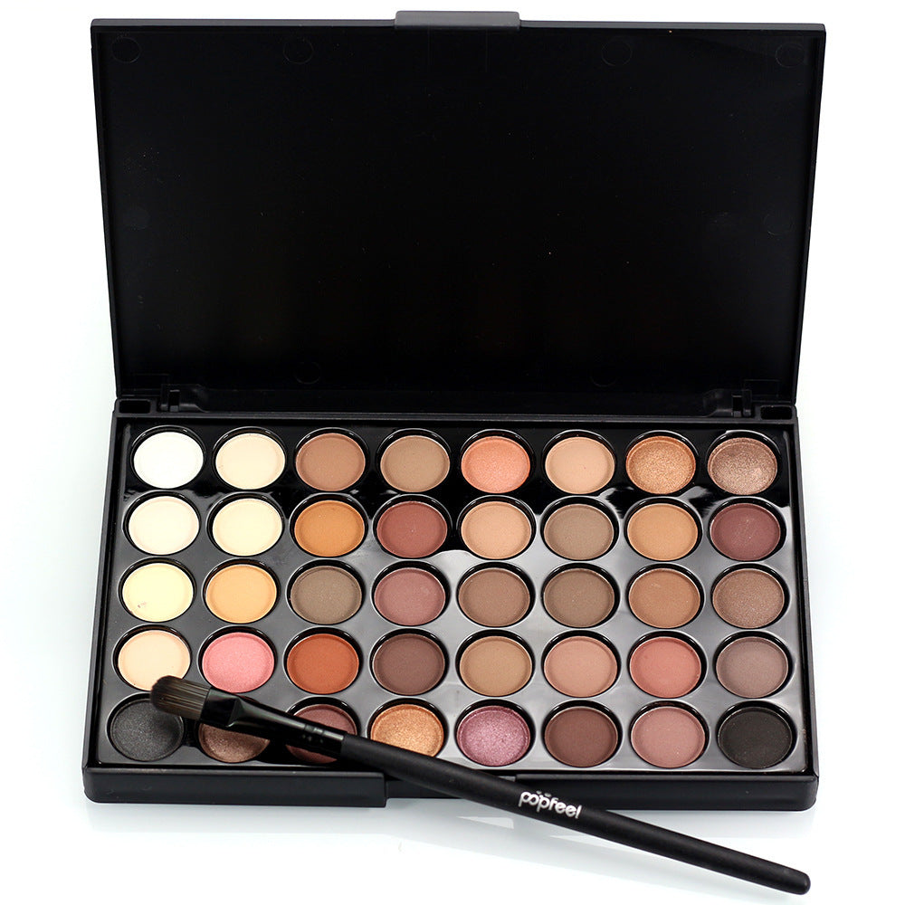 40 Color Waterproof Glitter Eyeshadow Palette