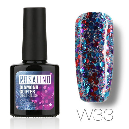 Diamond Nail Gel – Shiny Long-Lasting Gel Polish for Sparkling Nail Art