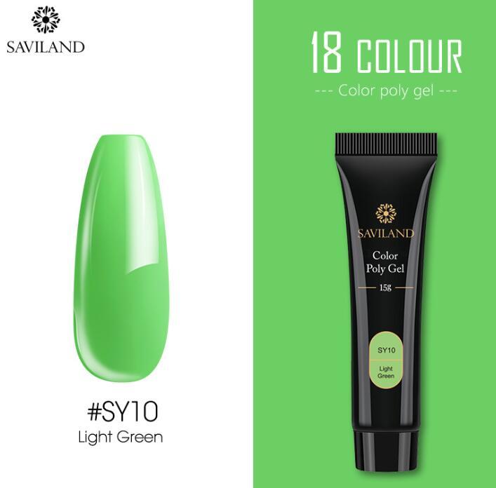 15g Colored Crystal Nail Extension Gel – Durable Builder Glue for DIY Manicure