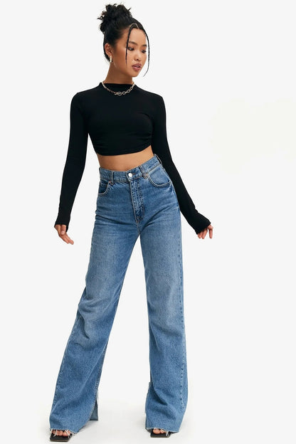 Women’s Solid Tie Backless Crop Top