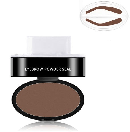 Eyebrow Powder Stamp & Stencil Kit Waterproof Makeup