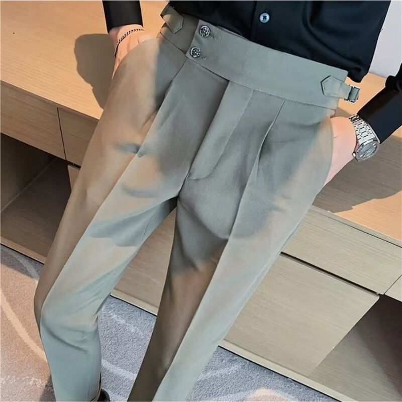 Men’s British Style Suit Pants
