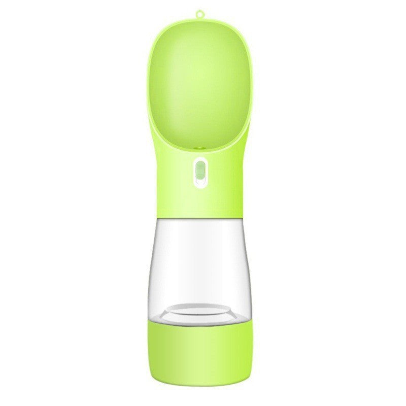 Portable Dog Water Bottle Feeder – Travel Pet Drinking & Food Bowl for Outdoor Use