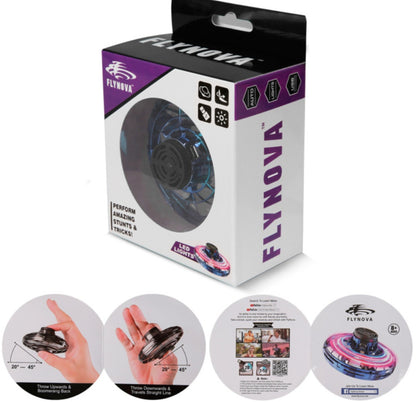 Mini LED UFO Drone – Fingertip Spinner & Flying Toy for Kids