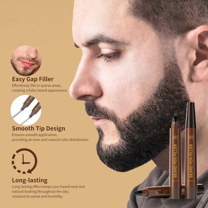 Men’s Beard & Eyebrow Filler – Waterproof
