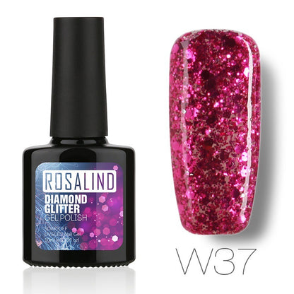 Diamond Nail Gel – Shiny Long-Lasting Gel Polish for Sparkling Nail Art