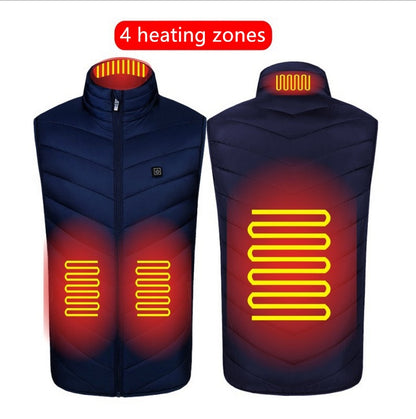 USB Heated Vest – Washable Electric Winter Wear