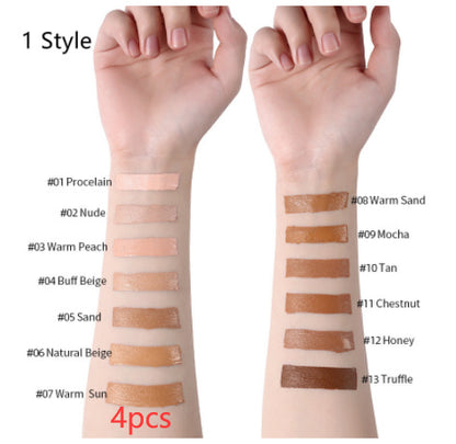 "Liquid Foundation Oil Control Concealer Makeup Base"