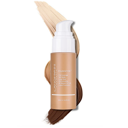 "Liquid Foundation Oil Control Concealer Makeup Base"