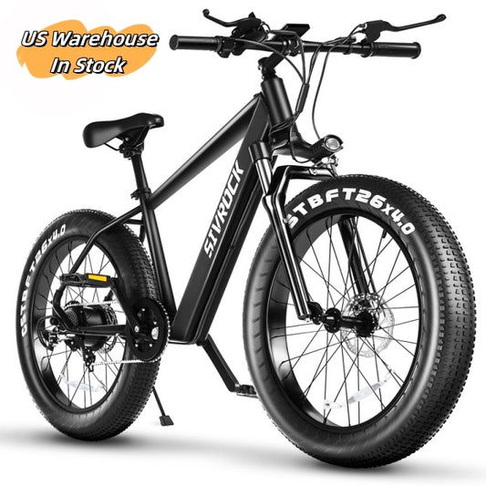 1000W Fat Tire Electric Bike for Adults – 26"x4.0" E-Bike with 48V Battery, UL Certified