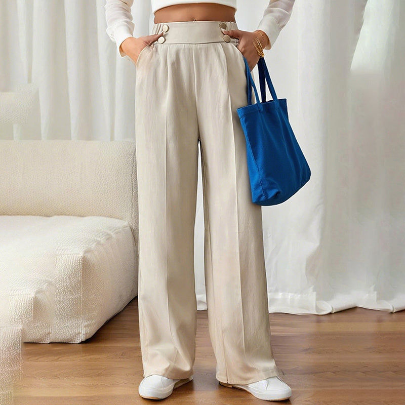 Women’s Wide Leg Pants – High Waist