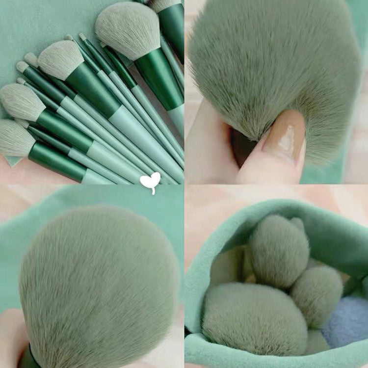 13-Pcs Makeup Brush Set – Foundation, Eyeshadow & Blush Brushes