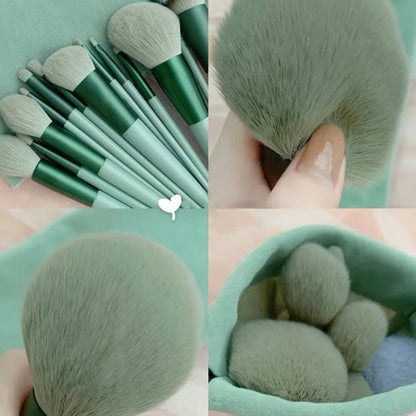 13-Pcs Makeup Brush Set – Foundation, Eyeshadow & Blush Brushes