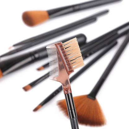 12-Pcs Makeup Brush Set – Blush, Eyeshadow, Eyelash & Highlighter Brushes