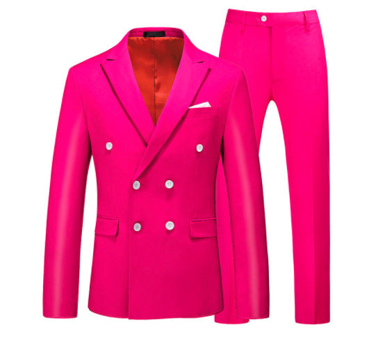 Men’s 2-Piece Slim Fit Suit – Casual Tuxedo Set for Men