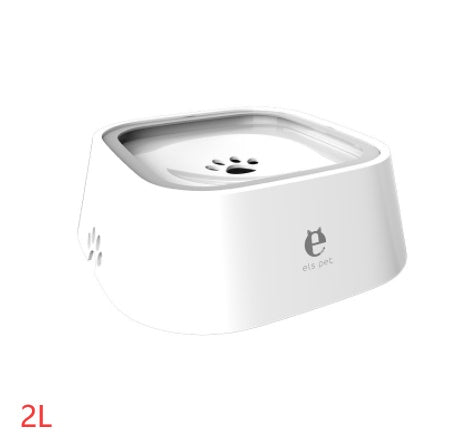1.5L Cat & Dog Water Bowl – Anti-Overflow Slow Feeder & Floating Pet Fountain, ABS & PP Materials