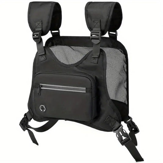 Outdoor Sports Reflective Chest Bag – Adjustable Running & Cycling Vest