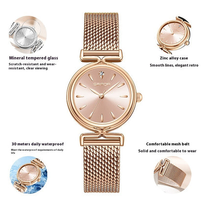 Women’s Retro Mesh Strap Watch