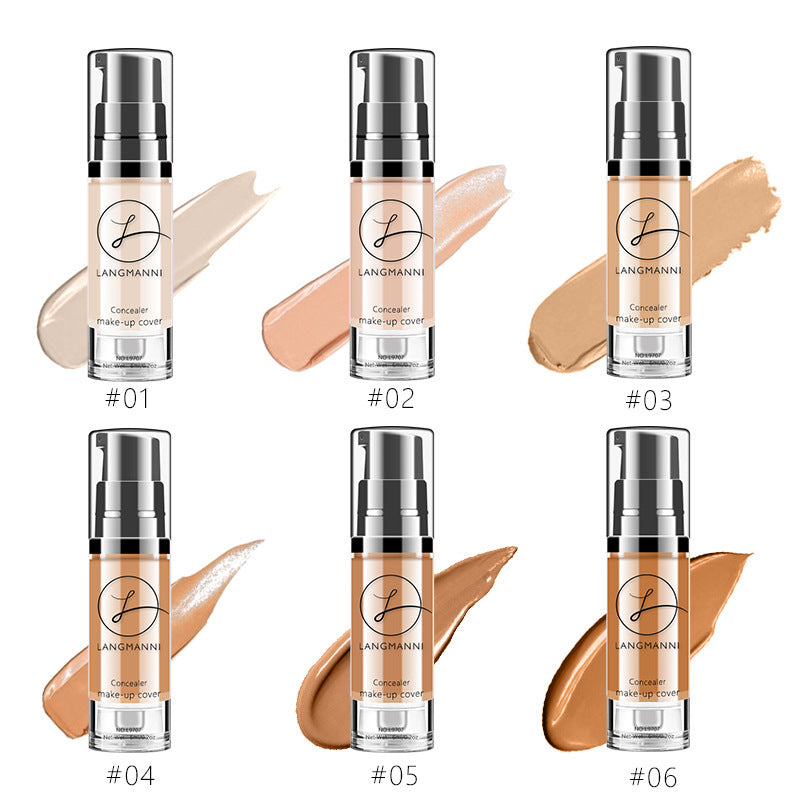 "Liquid Foundation Concealer Full Coverage Makeup"