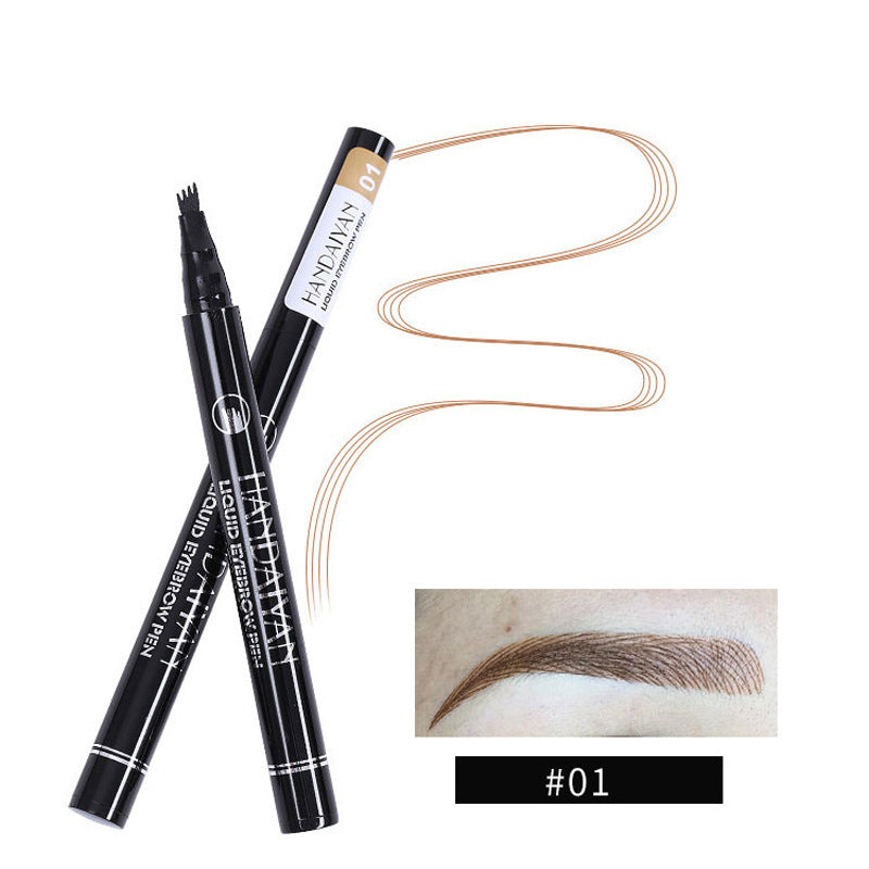 4-Head Liquid Eyebrow Pencil – Multi-Function Tattoo Brow Pencil