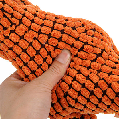Dinosaur Plush Dog Toy – Interactive Chew Toy with Squeaker for Small & Large Dogs
