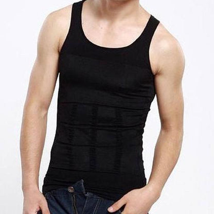 Men’s Body Tummy Shaper Vest – Slim Fit Compression Undershirt