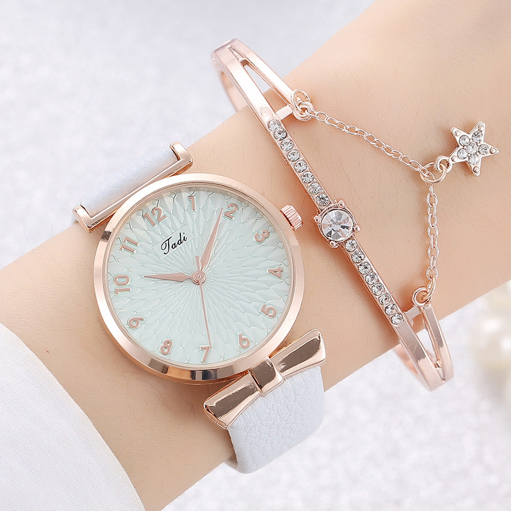 Women’s Student Fashion Watch & Bracelet Set