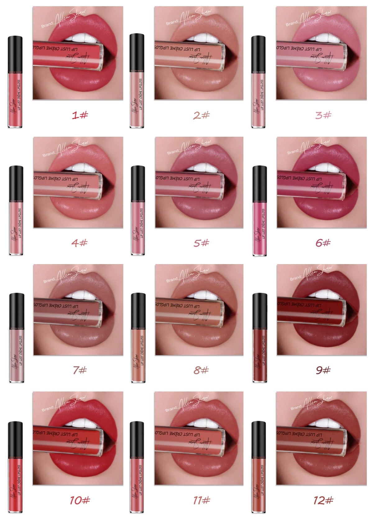 Silky Cream Texture Lip Gloss – Cross-Border Exclusive Lip Glaze