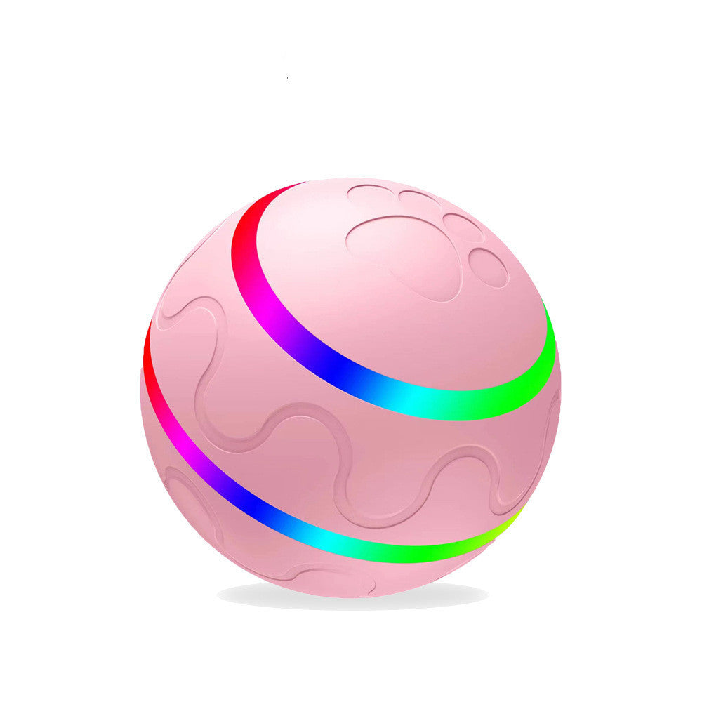 Smart Interactive Cat Toy – USB Rechargeable Self-Rotating Ball