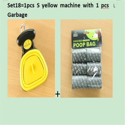 Foldable Dog Pooper Scooper – Travel Pet Waste Picker with Bags