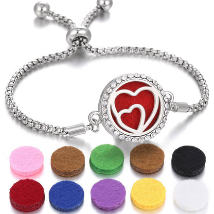 2024 New Kaleidoscope Aromatherapy Bracelet – Essential Oil Diffuser Locket Jewelry for Women