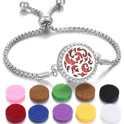2024 New Kaleidoscope Aromatherapy Bracelet – Essential Oil Diffuser Locket Jewelry for Women