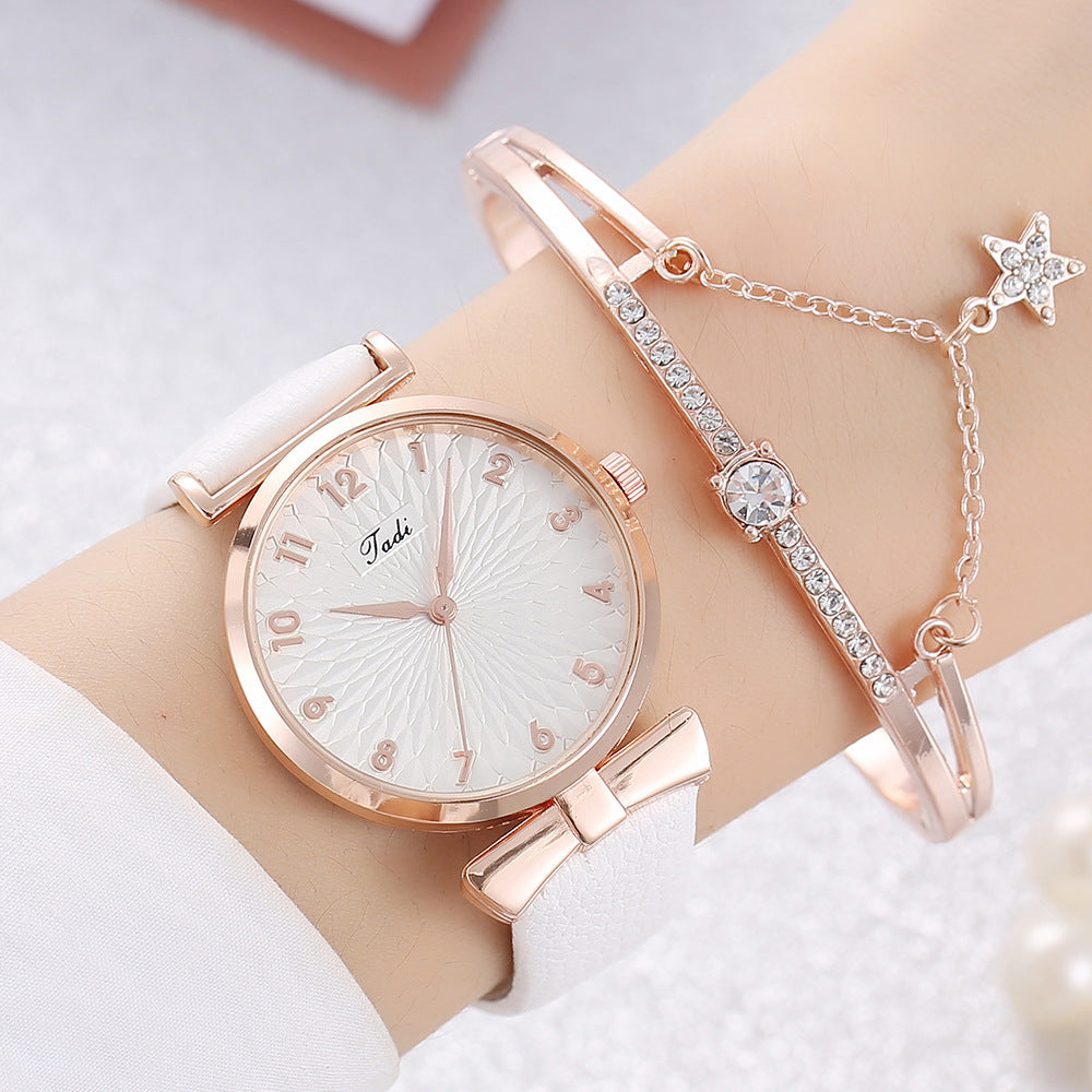 Women’s Student Fashion Watch & Bracelet Set