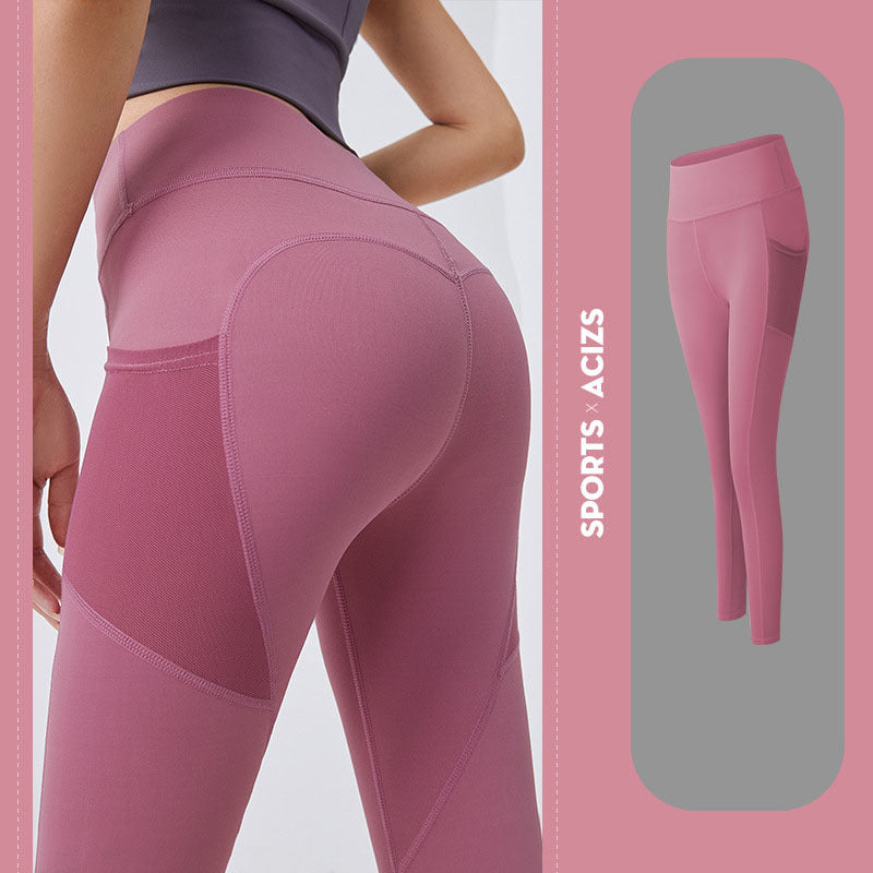 Women's Yoga Pants with Pockets – High Waist Tummy Control Leggings