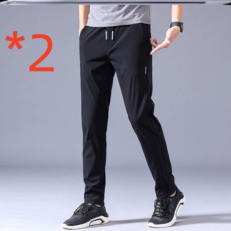 Men’s Drawstring Casual Pants – Loose Fit