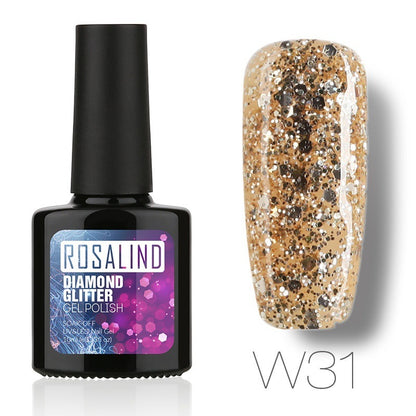 Diamond Nail Gel – Shiny Long-Lasting Gel Polish for Sparkling Nail Art