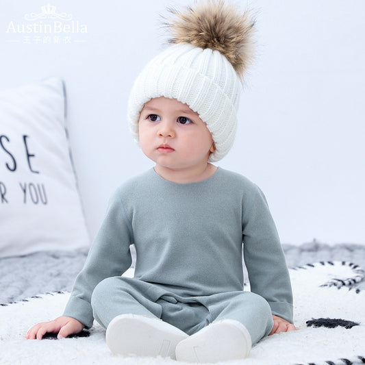 "Baby Pajamas Cotton Climbing Romper Sleepwear"