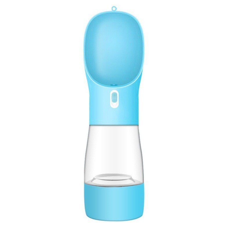Portable Dog Water Bottle Feeder – Travel Pet Drinking & Food Bowl for Outdoor Use
