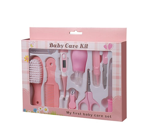 Maternal & Infant Care Set – Thermometer, Nasal Care & 10-Piece Baby Manicure Nail Clipper Kit