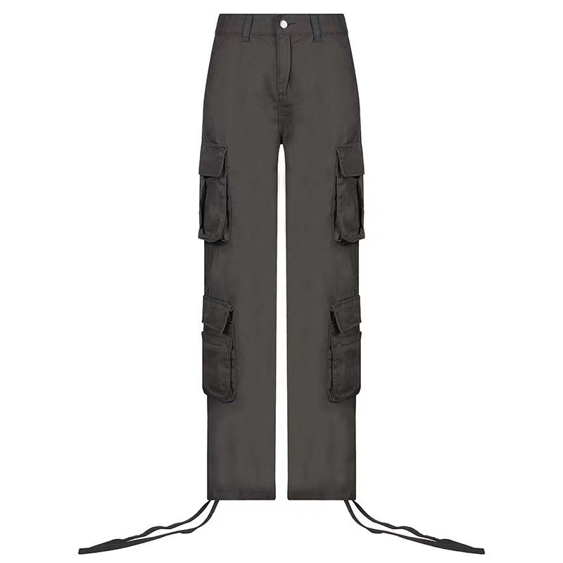 Street Hip-Hop Cargo Pants – Low Waist