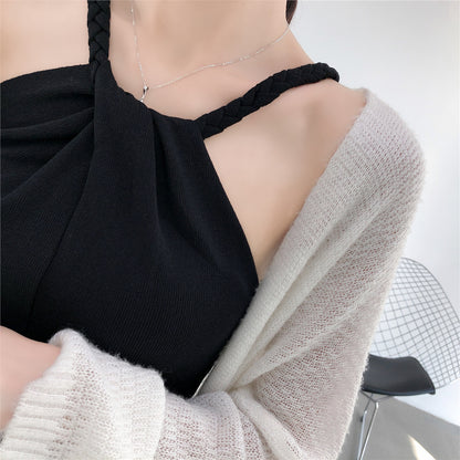 Women’s Off Shoulder Knitted Camisole