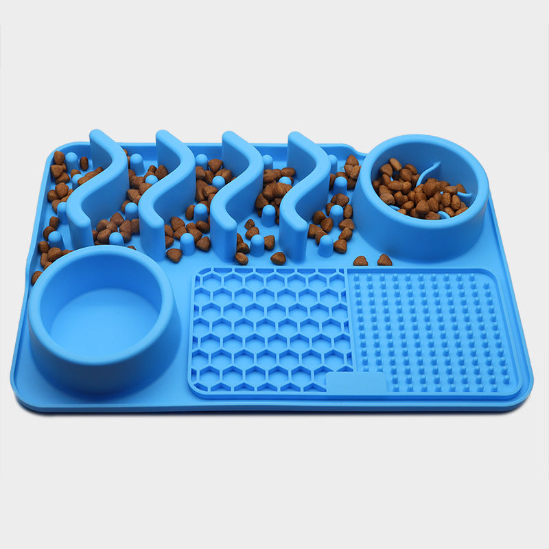 Dog Silicone Licking Mat – Multifunctional Smelling & Feeding Pad for Pets