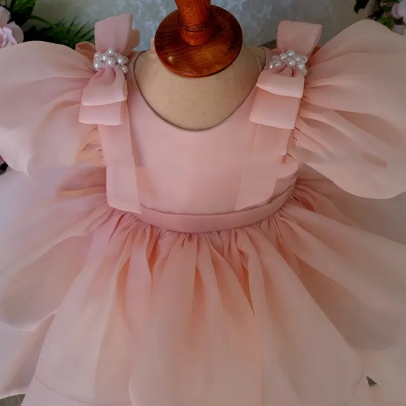 Flower Girl Puffy Princess Dress – Baby & Little Girls